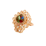 Load image into Gallery viewer, RAINBOW COCKTAIL RING