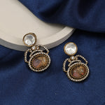 Load image into Gallery viewer, ROSE ROYALE EARRINGS