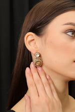 Load image into Gallery viewer, ROSE ROYALE EARRINGS