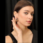 Load image into Gallery viewer, ROSE ROYALE EARRINGS