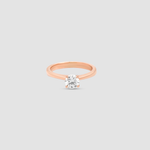 Load image into Gallery viewer, Brilliance Solitaire Ring (G VVS1 / Rose Gold)