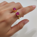 Load image into Gallery viewer, STRAWBERRY DUO RING