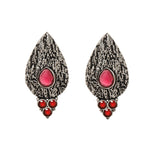 Load image into Gallery viewer, Red Petal Dangle