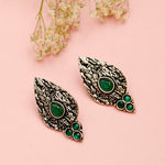 Load image into Gallery viewer, Green Petal Dangle