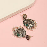 Load image into Gallery viewer, Peacock Dusk Danglers