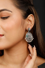 Load image into Gallery viewer, Peacock Dusk Danglers