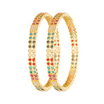 Load image into Gallery viewer, RUBY EMERALD BANGLE