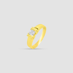 Load image into Gallery viewer, Promise Engagement Ring (G VVS2 / Gold)