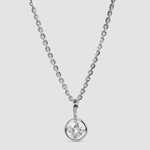 Load image into Gallery viewer, Radiance Diamond Pendant (White Gold)