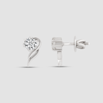 Load image into Gallery viewer, Spark Diamond Studs (White Gold)