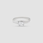 Load image into Gallery viewer, Princess Ring (G VVS2 / White Gold)