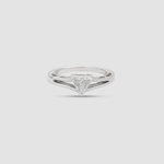 Load image into Gallery viewer, Triumphant Trillion Diamond Band (E VVS1 / White Gold)