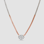 Load image into Gallery viewer, Graceful Sparkle Everyday Pendant Only (Rose Gold)