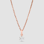 Load image into Gallery viewer, Conscious Brilliance Solitaire Collection Pendant (Rose Gold)