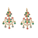 Load image into Gallery viewer, FLORAL GEMSTONE NECKLACE