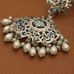 Load image into Gallery viewer, TURQUOISE PEARL DANGLERS