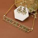 Load image into Gallery viewer, FLORAL GEMSTONE NECKLACE