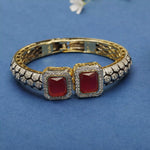 Load image into Gallery viewer, RUBY POLKI BRACELET