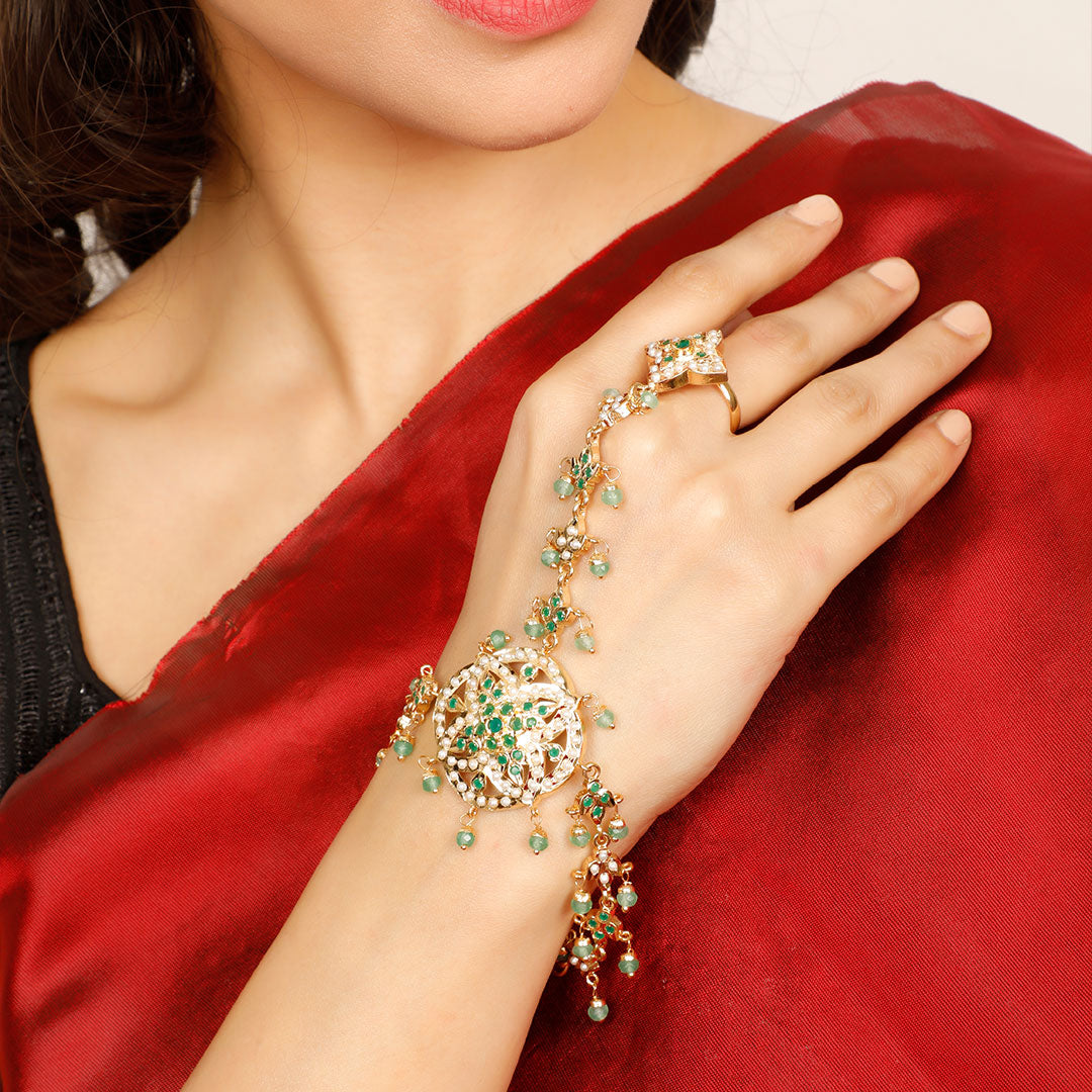 EMERALD HATHPHOOL ( PAIR)