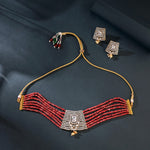 Load image into Gallery viewer, Ruby beads choker