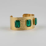Load image into Gallery viewer, EMERALD WHISPER GOLD BRACELET