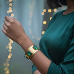 Load image into Gallery viewer, EMERALD WHISPER GOLD BRACELET