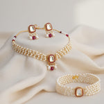 Load image into Gallery viewer, SOLITAIRE KUNDAN SET