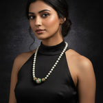 Load image into Gallery viewer, PEARL KUNDAN NECKLINE
