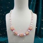 Load image into Gallery viewer, PEARL PINK KUNDAN NECKLINE