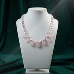 Load image into Gallery viewer, PEARL PINK-RED NECKLINE