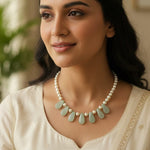 Load image into Gallery viewer, PEARL AQUA NECKLINE