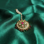 Load image into Gallery viewer, Shahi Gulbahar Jadau Teeka