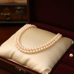 Load image into Gallery viewer, Graceful Ivory Pearl Neckpiece