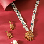 Load image into Gallery viewer, Laxmi Mata Pendant Set

