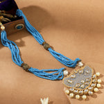 Load image into Gallery viewer, Blue Moti Pendant

