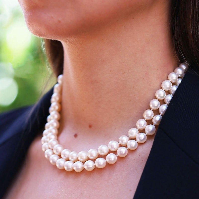 Graceful Double Pearl Drapes
