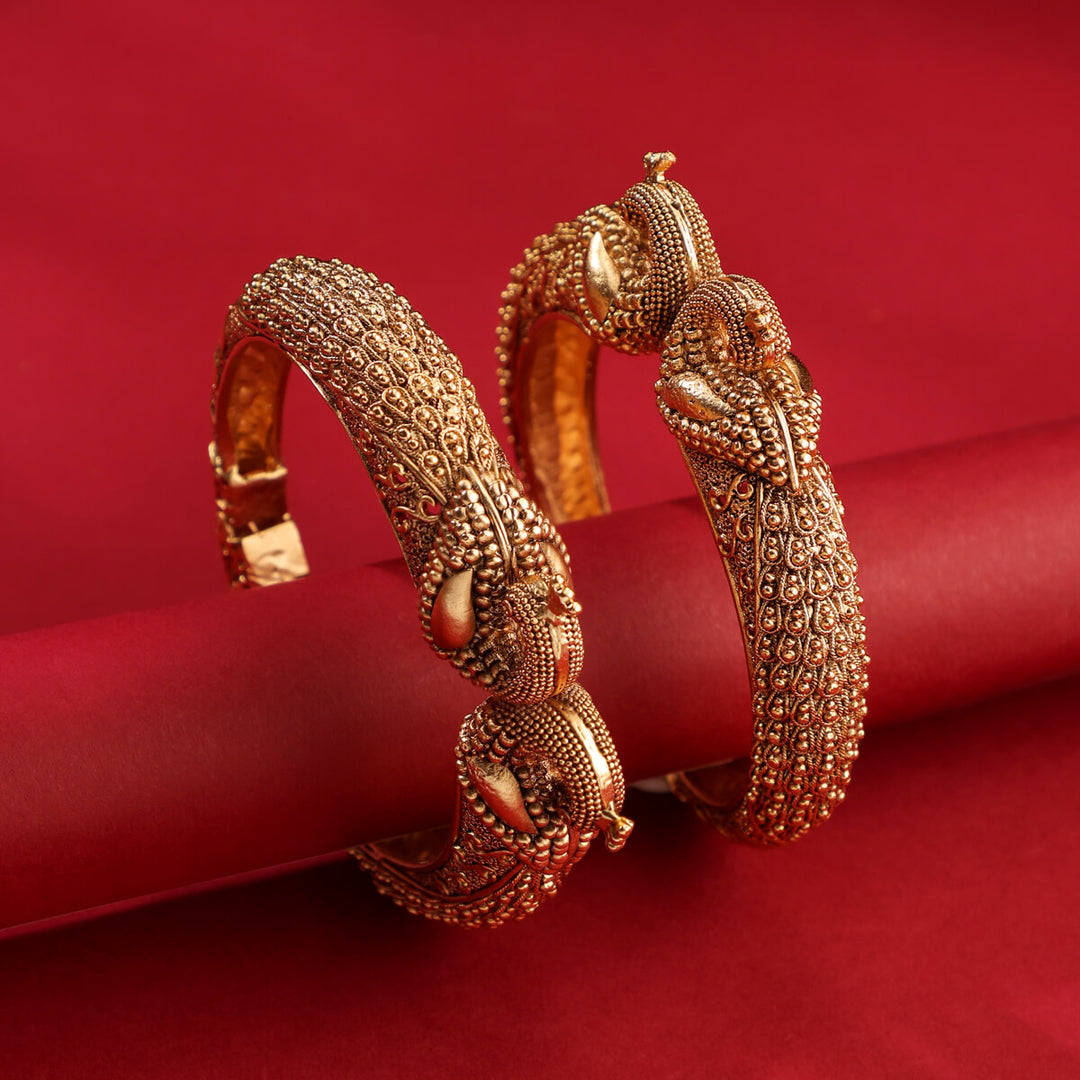 Regal Peacock Bangles