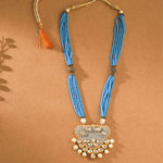 Load image into Gallery viewer, Blue Moti Pendant
