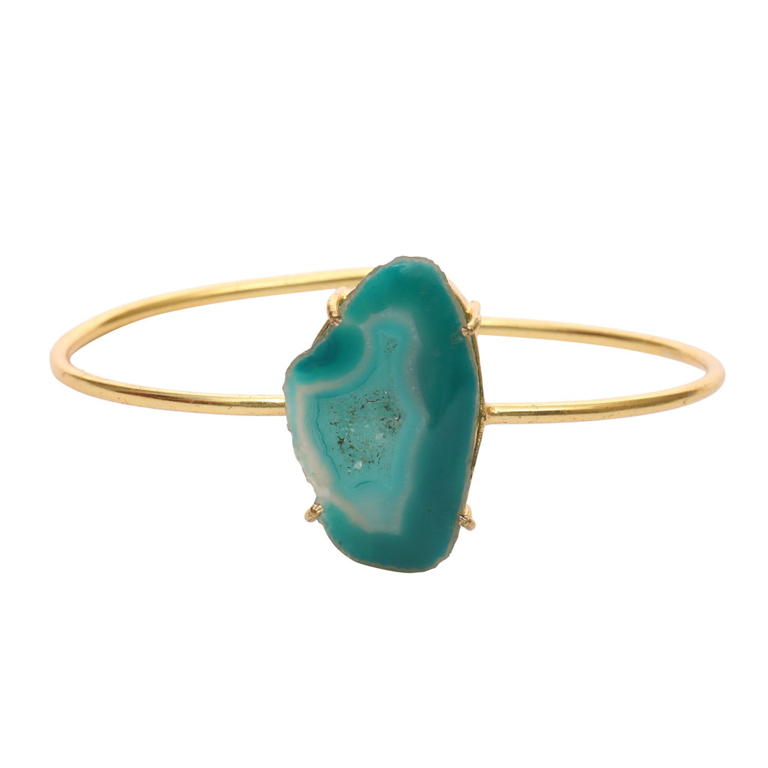AQUA OVAL BRACELET