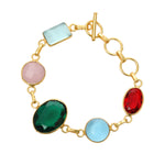 Load image into Gallery viewer, GEMSTONES CHARM BRACELET