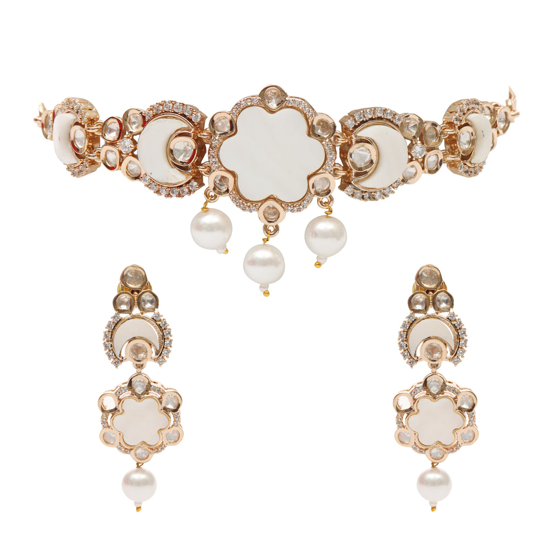 Moon Pearl Heritage Choker