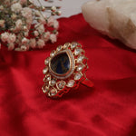 Load image into Gallery viewer, BLUE COCKTAIL RING