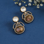 Load image into Gallery viewer, ROSE ROYALE EARRINGS