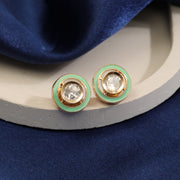 EMERALD ESSENCE STUDS