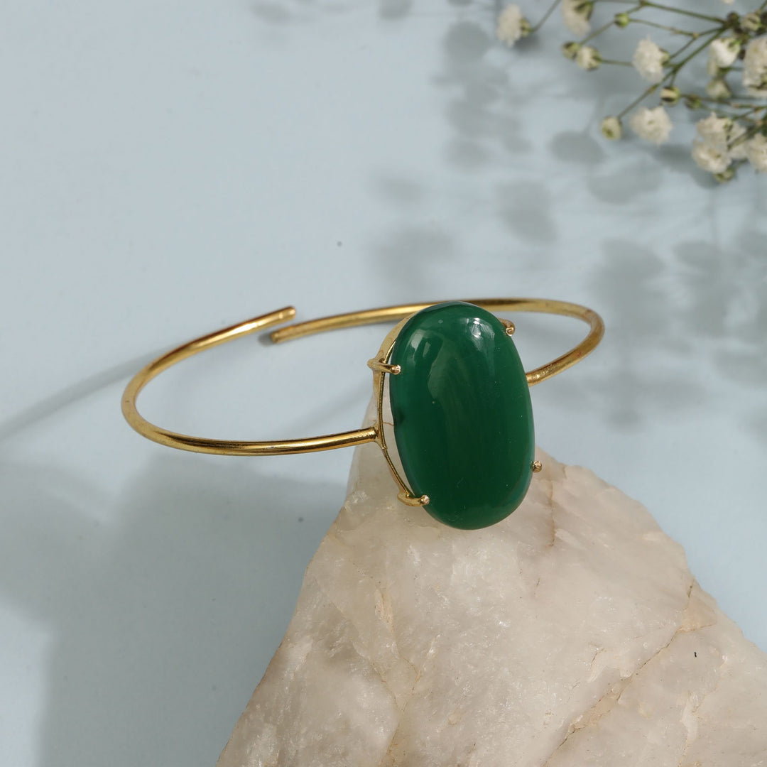 Emerald Oval Bracelet