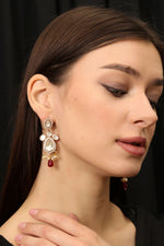 Load image into Gallery viewer, RUBY POLKI DROPS