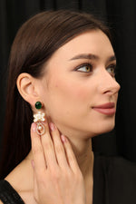 Load image into Gallery viewer, EMERALD JEWEL DROPS