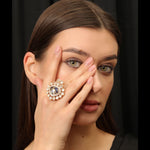 Load image into Gallery viewer, BLUE COCKTAIL RING