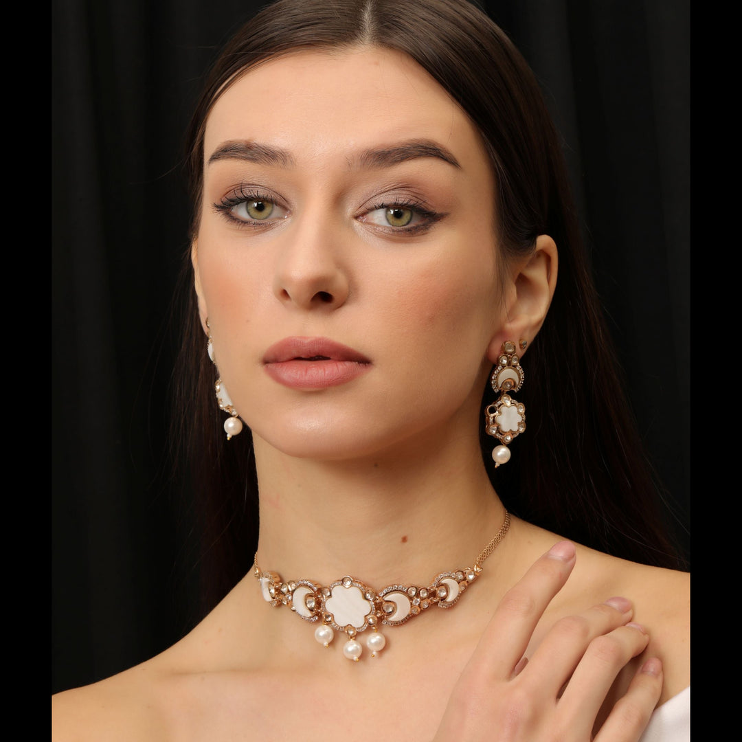 Moon Pearl Heritage Choker