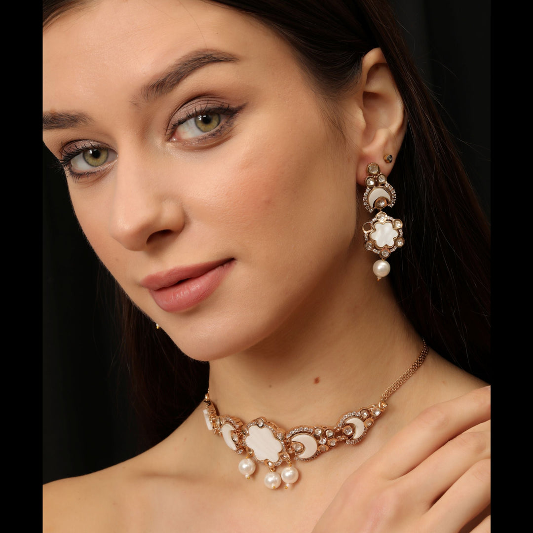 Moon Pearl Heritage Choker